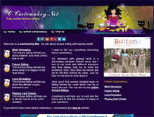 Tablet Screenshot of c-cartomancy.net